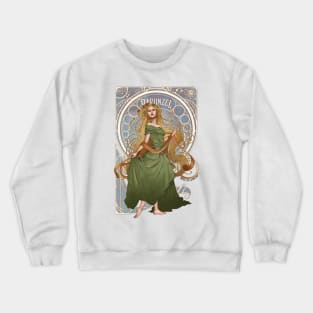 Rapunzel Art Nouveau Crewneck Sweatshirt